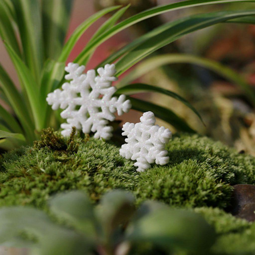 Phụ Kiện Trang Trí Giáng Sinh Mini Màu Trắng Dùng Làm Đạo Cụ Chụp Ảnh DIY