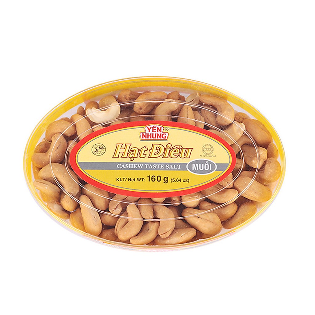 Hạt điều rang muối Yến Nhung hộp 160g