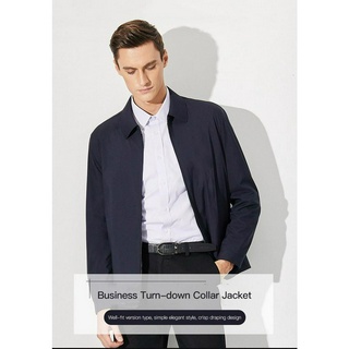 Áo Khoác Mỏng Thiết Kế Giản Dị Thời Trang Dành Cho Đàn Ông Trung Niên