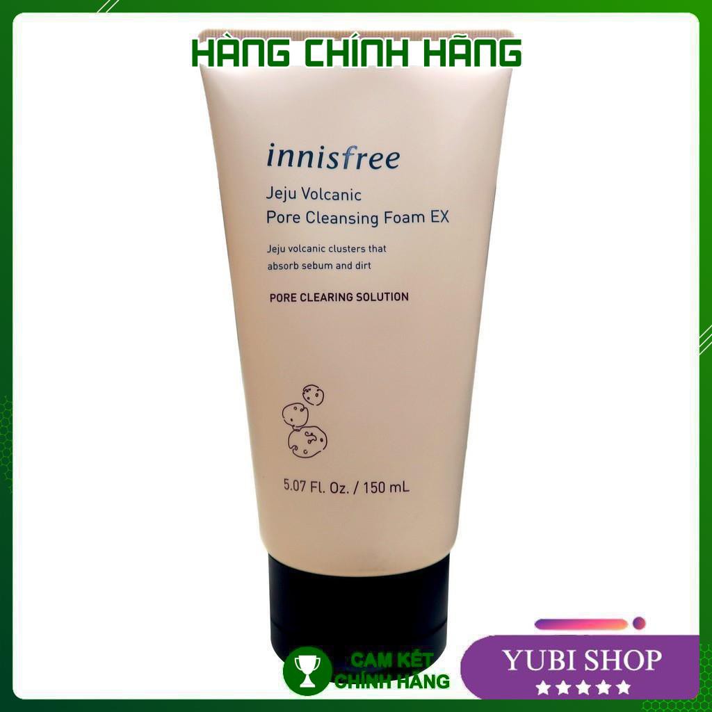 [HÀNG AUTH] SỮA RỬA MẶT TRO NÚI LỬA HÚT MỤN ĐẦU ĐEN, BÃ NHỜN INNISFREE JEJU VOLCANIC PORE CLEANSING FOAM EX 150ML | BigBuy360 - bigbuy360.vn