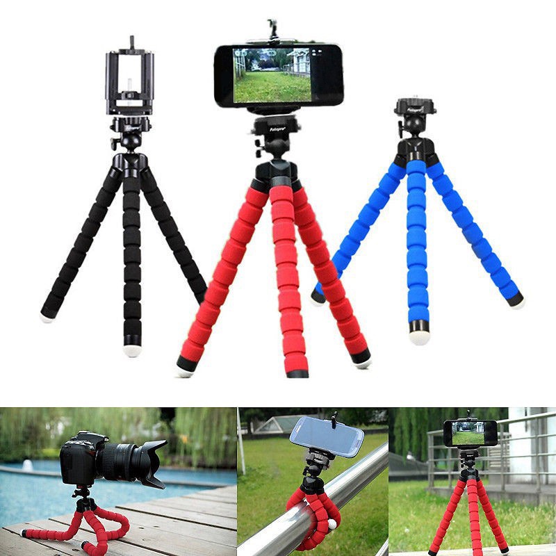 Giá Đỡ Ba Chân Mini Linh Hoạt Di Động Hỗ Trợ Live Monopod / Tripod Cho Điện Thoại