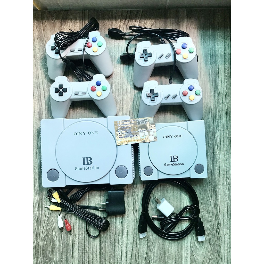 Máy Chơi Game 4 Nút GameStation HDMI 628 trò nes+20 trò ps1