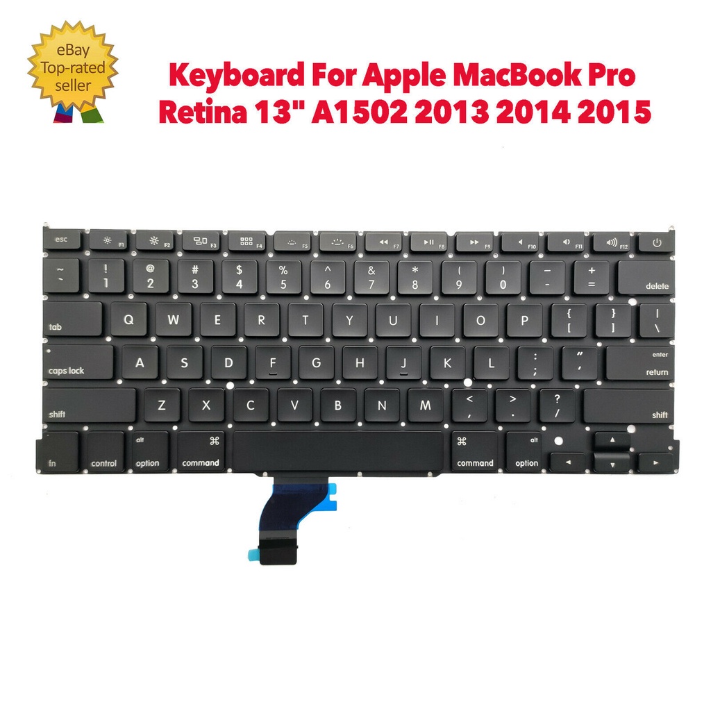 Bàn phím laptop táo, Macbook Pro Retina A1502 Cuối năm 2013 Giữa năm 2014 Đầu năm 2015 - Phím chất lượng cao