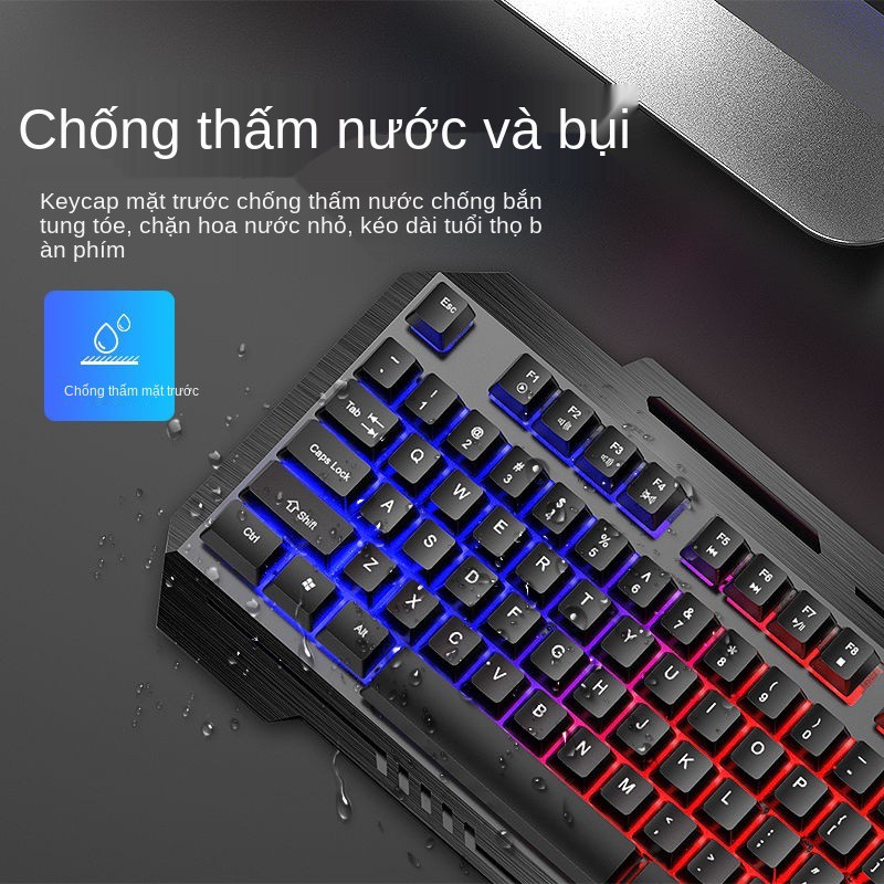 Bộ bàn phím và chuột Nobexing SK500 Gaming điều khiển phát sáng Cảm giác chơi game Máy tính để xách tay USB | BigBuy360 - bigbuy360.vn