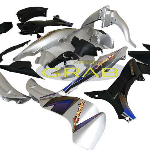 Bộ vỏ nhựa Màu Bạc cho xe JUPITER V - nhựa ABS nguyên sinh - G1113