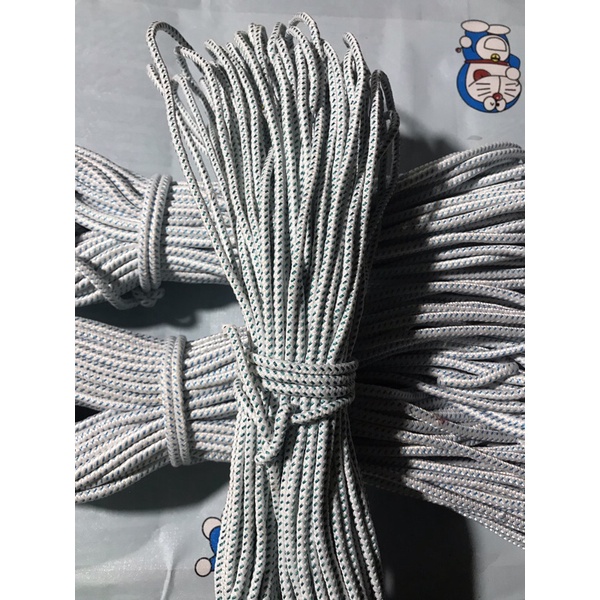 Dây dù tròn trắng 3mm,4mm