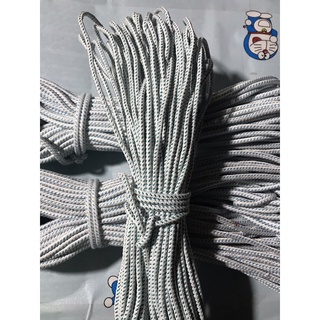 Dây dù tròn trắng 3mm,4mm