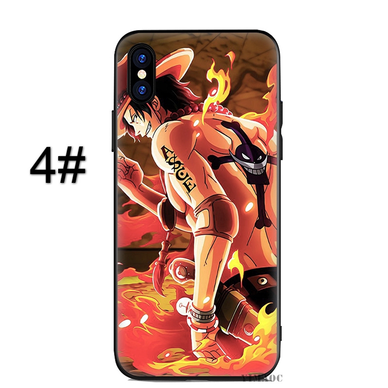 Ốp điện thoại hoạt tiết hoạt hình One Piece cho iPhone XS Max XR 8 7 Plus 6 6S 5S SE