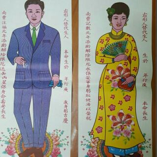 1 bộ đồ thế mẫu mới 2019 gồm cả Nam và Nữ (2 tờ)