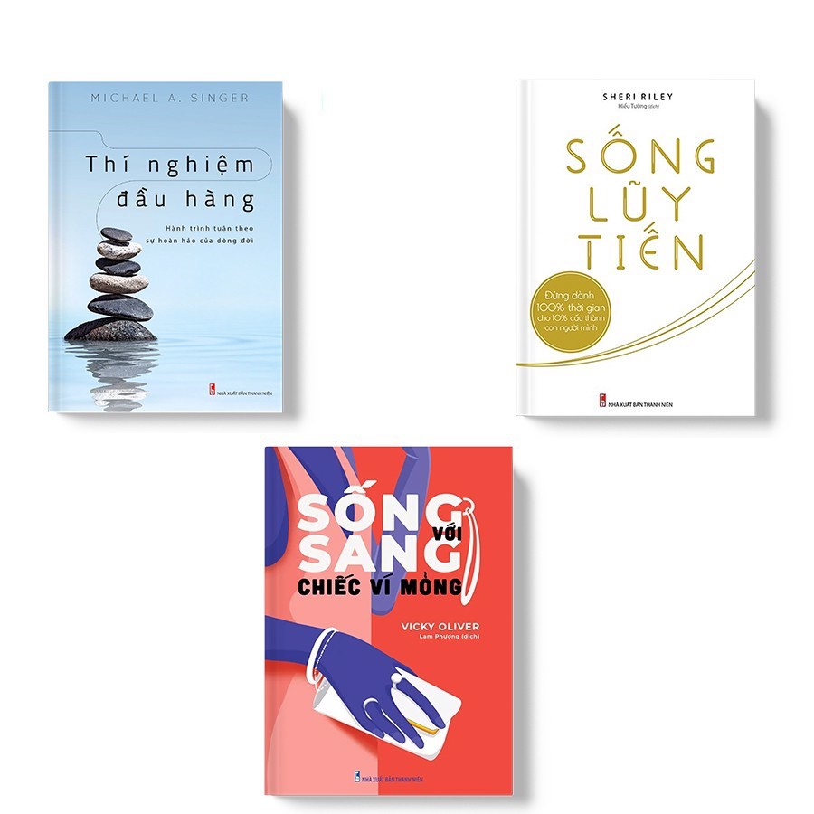 Sách (combo 3 cuốn): Nghệ Thuật Sống Đẹp (Sống lũy Tiến + Sống Sang Với Chiếc Ví Mỏng + Thí Nghiệm Hàng Đầu)