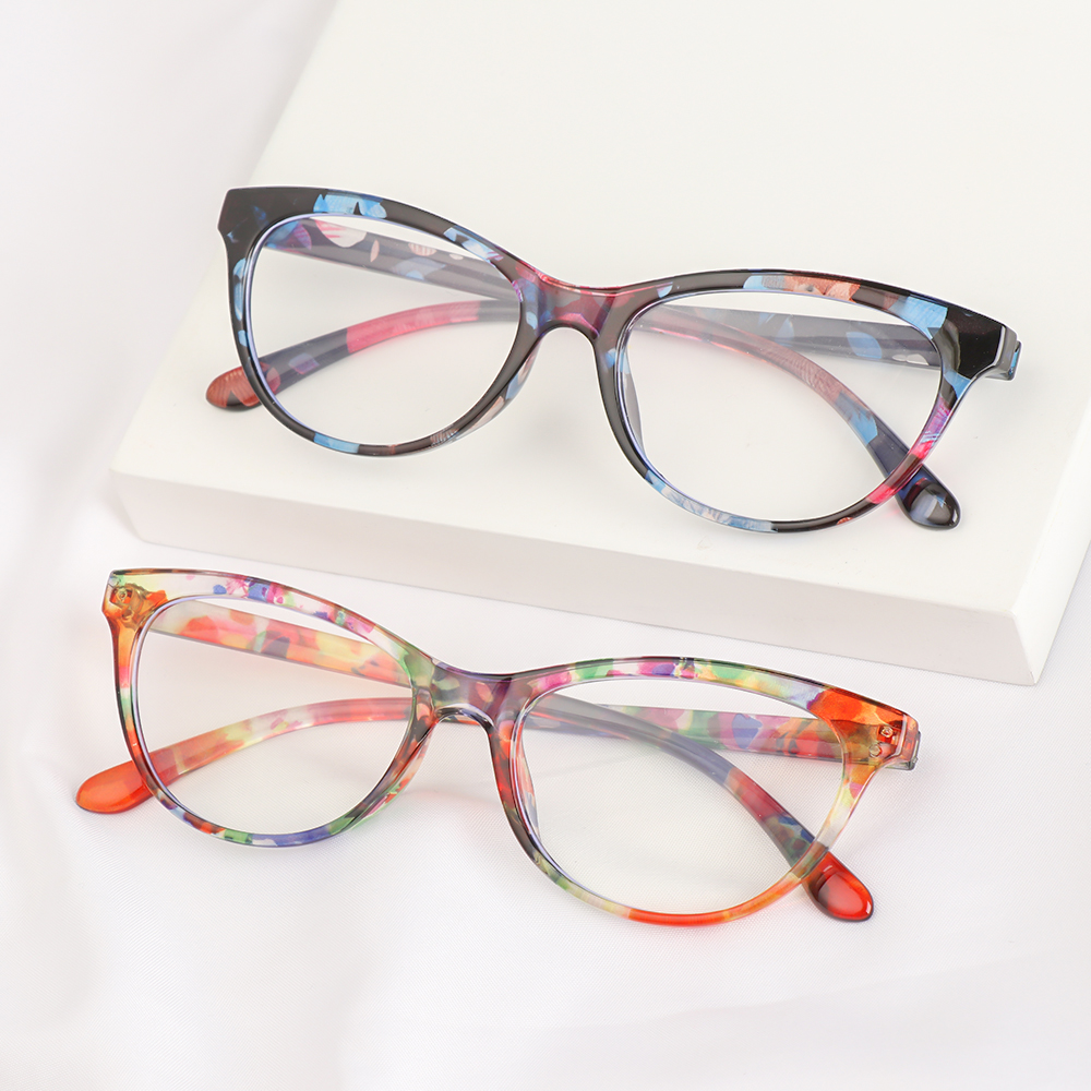 XIANSTORE Women Optical Eyewear Classic Printing Presbyopia Eyeglasses Anti-blue Light Glasses Vision Care Fashion Retro Vintage Computer Goggles