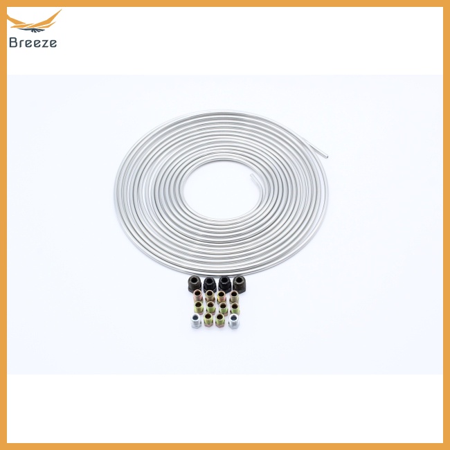 1 Bộ Dây Phanh Dầu Bằng Thép 3 / 16 Od 25 Tương Thích Với Hệ Thống Thủy Lực Braking