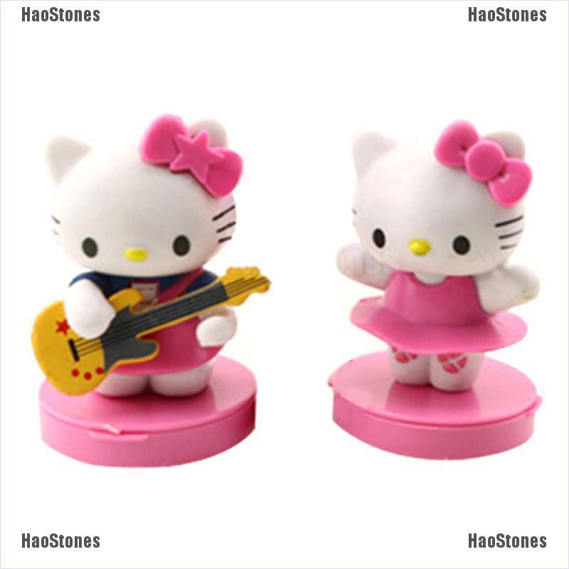 Set 8 Mô Hình Đồ Chơi Nhân Vật Hoạt Hình Hello Kitty