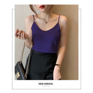ÁO HAI DÂY LỤA MẶC TRONG VEST BLAZER, ÁO LUẠ 2 DÂY CÓ SIZE MỚI 2022