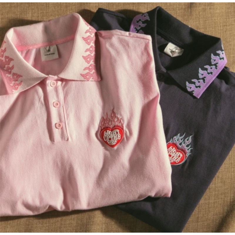 Áo polo cổ lửa siêu đỉnh, 100% cotton mềm mịn, áo cặp unisex ulzzang - ẢNH THẬT
