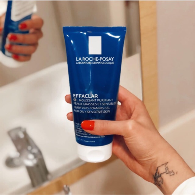 Gel Rửa Mặt Tạo Bọt Làm Sạch Dành Cho Da Dầu Nhạy Cảm La Roche-Posay Effaclar Purifying Foaming Gel 50ml , 200ml & 400ml