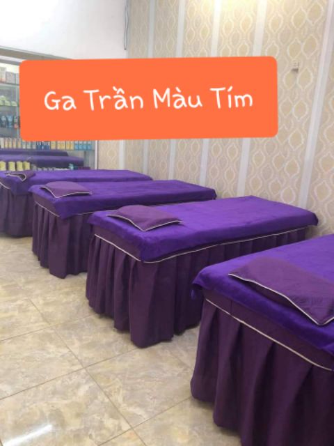 Ga trải giường spa + vỏ gối+ ruột gối | BigBuy360 - bigbuy360.vn