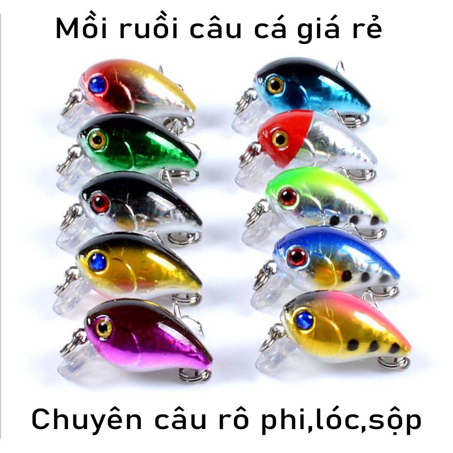 Mồi ruồi siêu nhạy cá, chuyên rô phi, rô ta, chuối, lóc, sộp phukiencaulure mồi câu giá siêu rẻ