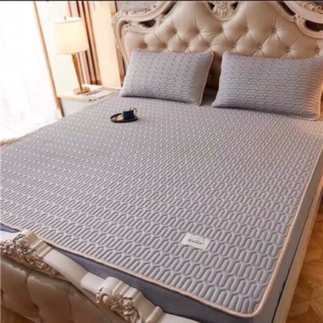 Set chăn hè gồm chăn trần bông, ga phủ và 2 vỏ gối chất cotton mềm và mát