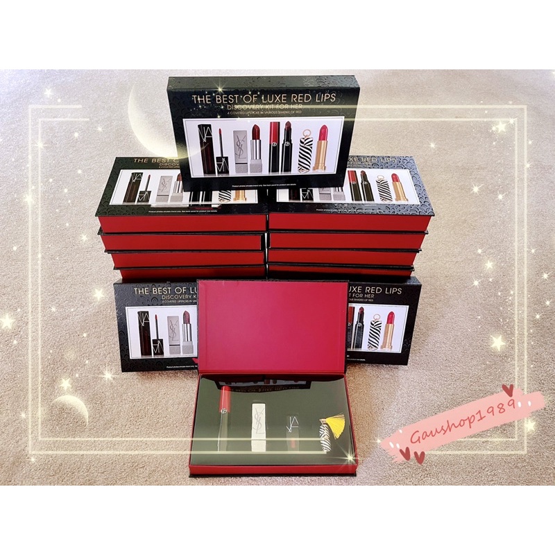 SET 4 THỎI SON CAO CẤP THE BEST OF LUXE RED LIPS
