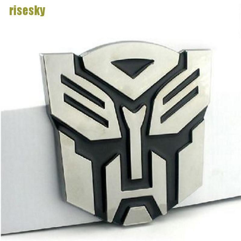 Logo Transformers 3D Dán Trang Trí Xe Hơi Đẹp Mắt