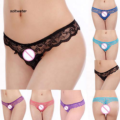 Quần lót nữ dáng chữ T thiết kế ren phối G-string thời trang quyến rũ