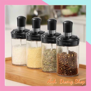 COMBO 5 Hũ đựng gia vị có thìa thông minh