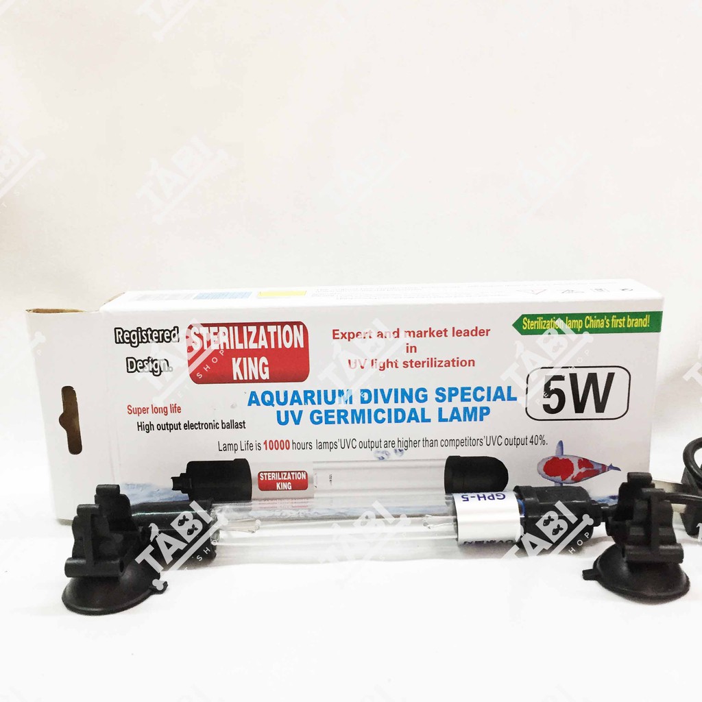 Đèn UV 5W Tiêu Diệt Rêu Hại Cho Hồ Cá Thuỷ Sinh Sterilization King [UV 5W]