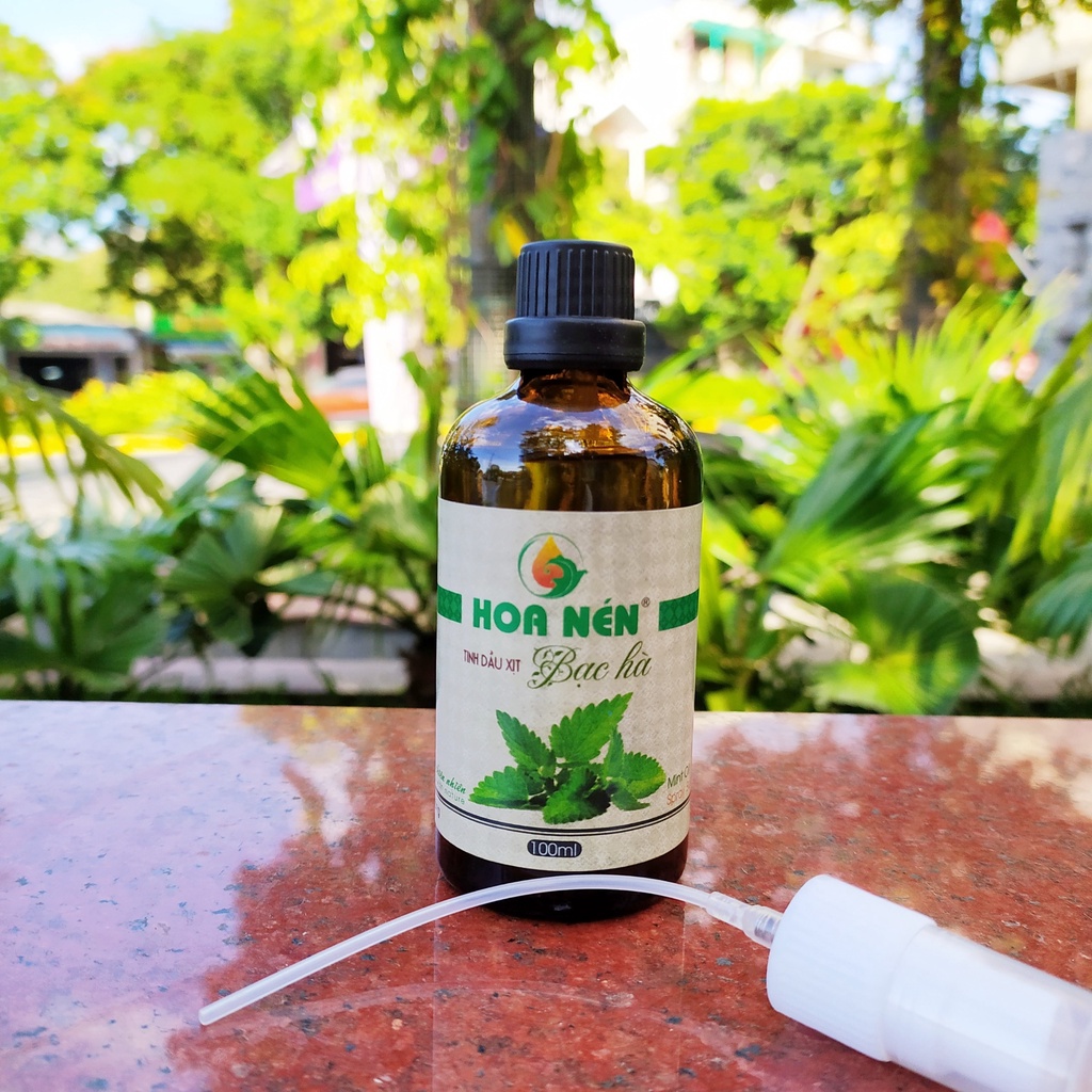 Tinh dầu bạc hà Hoa Nén dạng xịt phòng 100ml - Khử mùi, diệt khuẩn, đuỗi côn trùng hiệu quả
