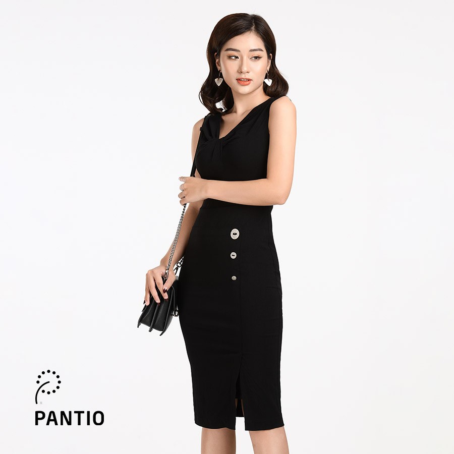 Đầm dạo phố cổ tim cách điệu FDP92287 - PANTIO