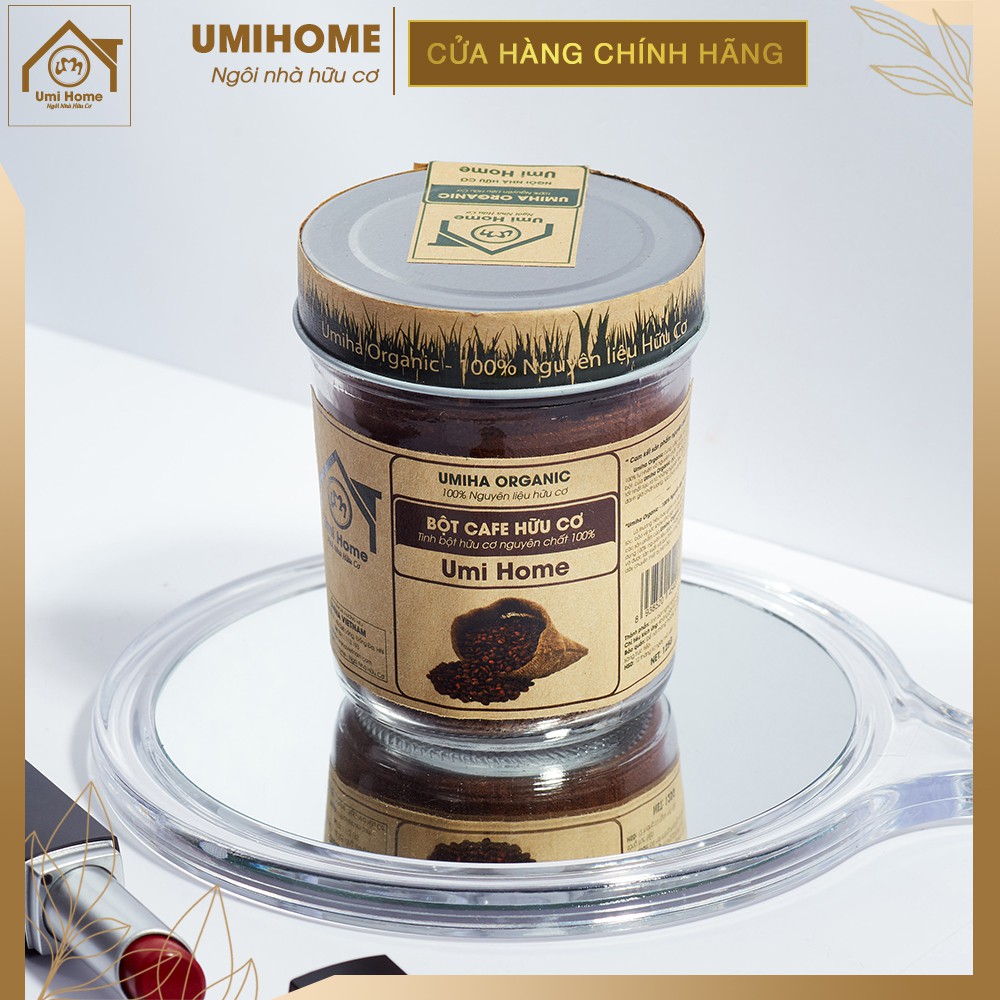 Bột Cafe trắng da hữu cơ UMIHOME nguyên chất | Coffee Powder 100% Organic 135G