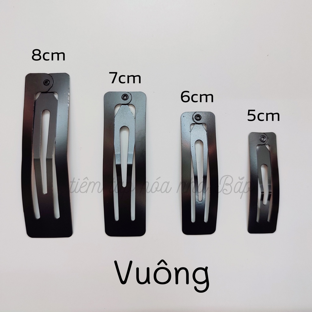 Set 5 Phôi Kẹp Tách Diy Vuông, Tam Giác, Giọt Nước, Bầu Dục
