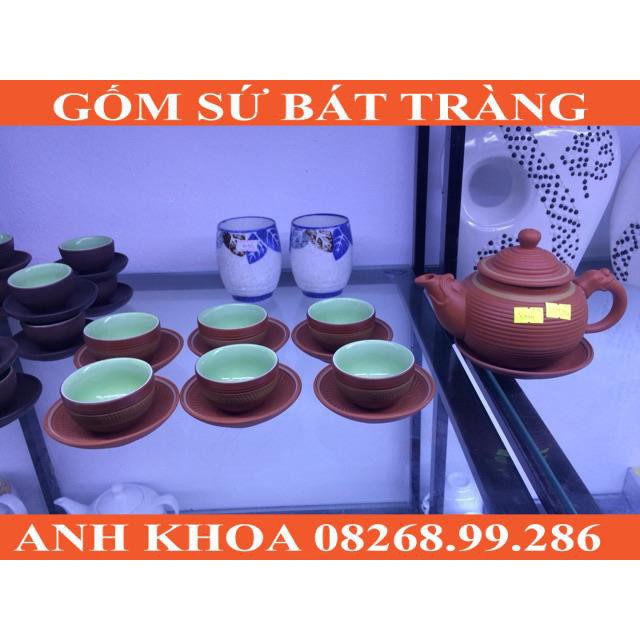 Ấm chén Bát Tràng - Gốm sứ Bát Tràng Anh Khoa