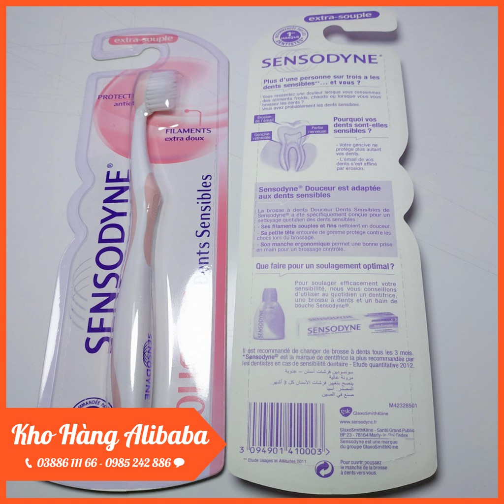 Bàn Chải Đánh Răng Sensodyne Extra - Souple Siêu Mềm (PHÁP) Hàng Cao Cấp