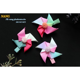 Kẹp tóc hình chong chóng cho bé gái, kẹp tóc tạo hình chong chóng đáng yêu cho bé