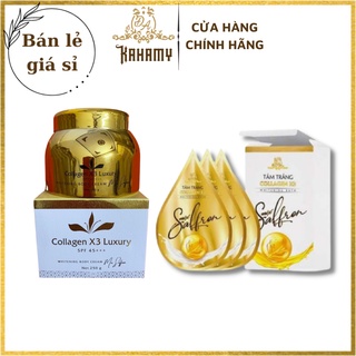 Combo Kem Body Luxury + TT Collagen X3 Luxury  Mỹ Phẩm Đông Anh Chính Hãng