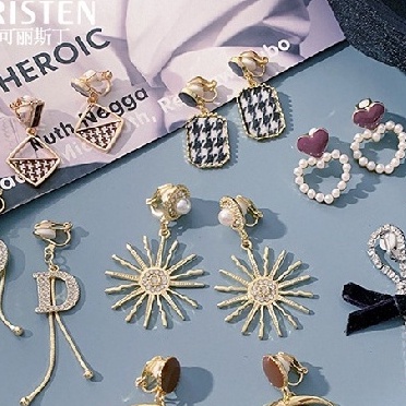 Bông tai phối ngọc trai giả nhiều kiểu dáng thời trang cho nữ