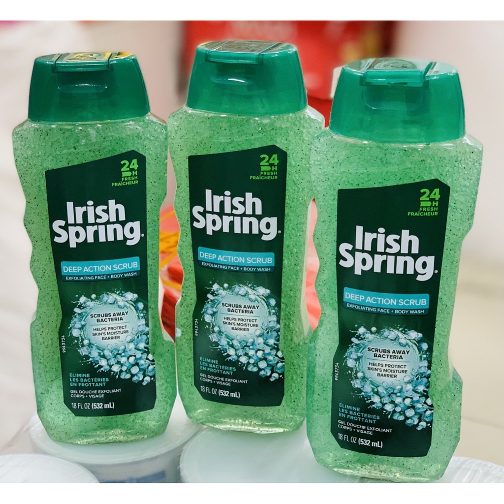 SỮA TẮM IRISH SPRING BODY WASH 532ML &amp; 964 ml (MỸ)