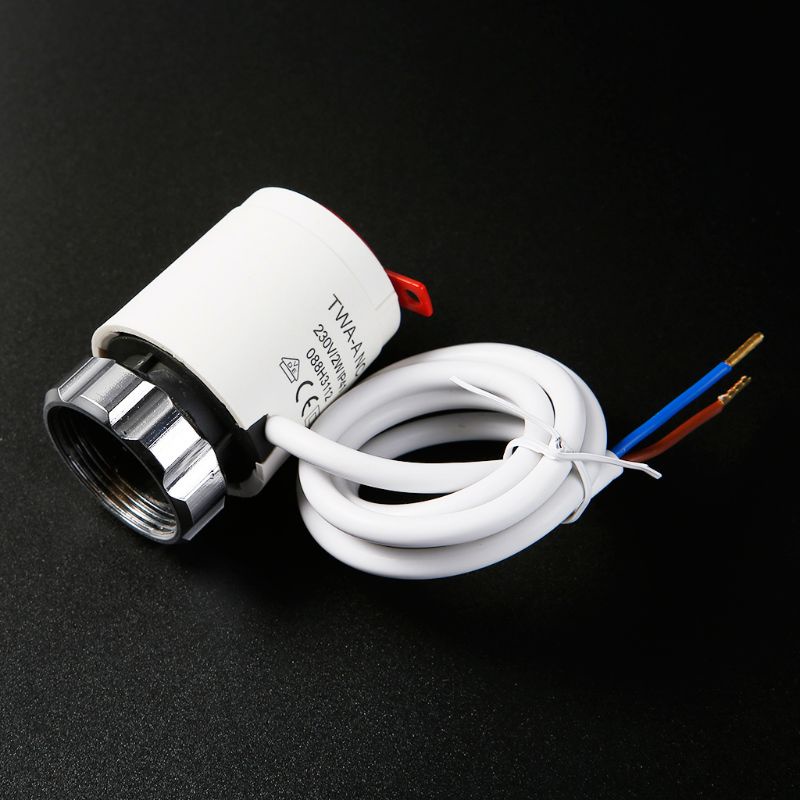 Van Truyền Động Nhiệt Đóng Kín Thông Thường Bằng Điện 230V Cho Máy Sưởi Dưới Cánh