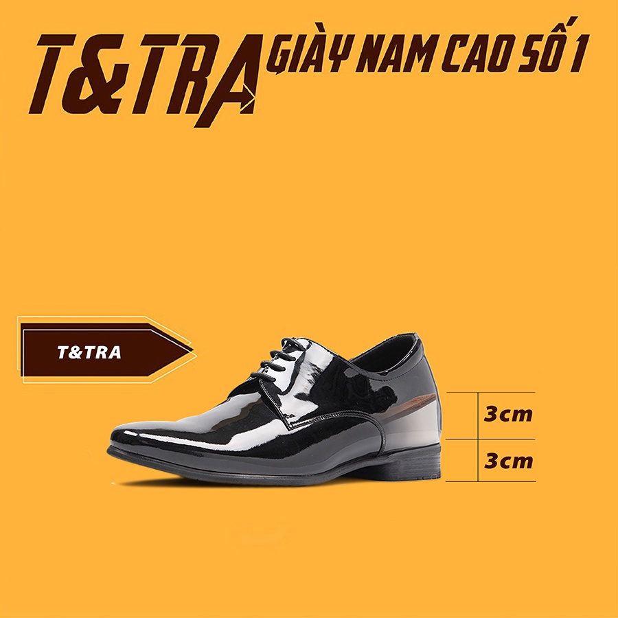[ 6CM ] Giày Tăng Chiều Cao Nam T&amp;TRA S955DB
