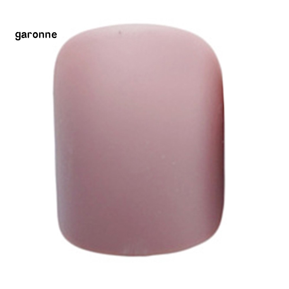 Bộ 24 móng tay làm nail giả màu lì thiết kế độc đáo cao cấp