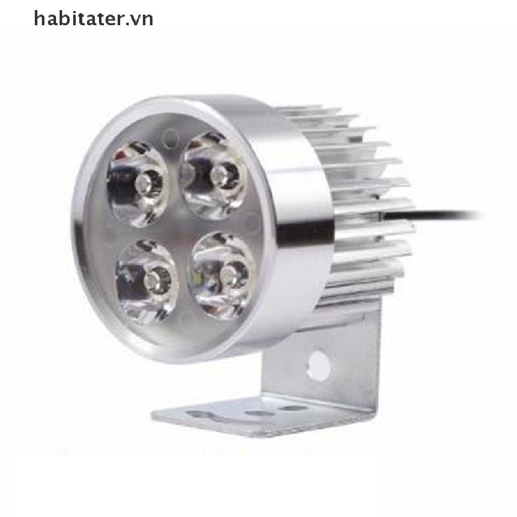 Đèn Pha 4LED DRL Chống Nước 12-85V Cho Xe Mô Tô