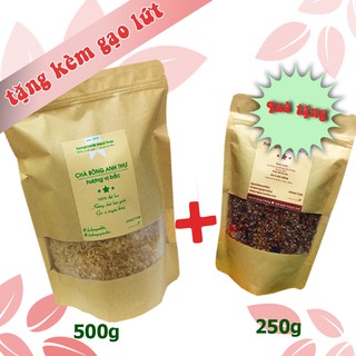 [MUA ĐỂ TẶNG QUÀ] Chà bông Bắc vị Mặn -Vừa -Ngọt 500gr kèm Gạo lứt Rong Biển