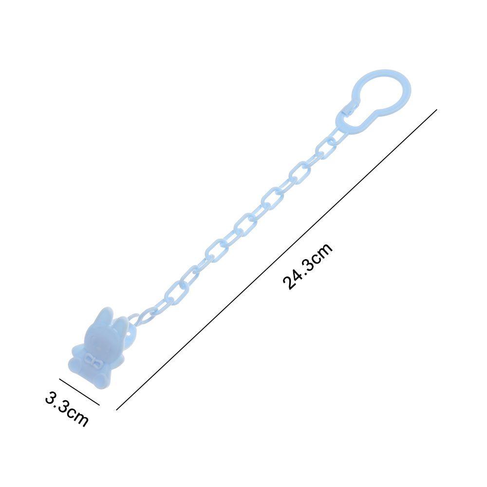 NIUYOU 1 Cái Giá Đỡ Núm Vú Giả Dây Xích Cho Trẻ Sơ Sinh Gặm