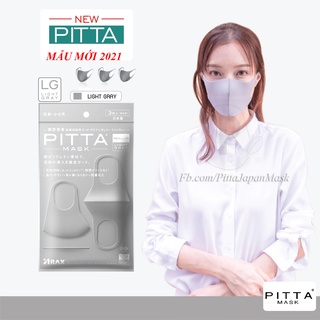 [Chính Hãng] Khẩu Trang Pitta Mask Nhật bản - Pitta Mask Trắng  Xám  Light Gray 2021