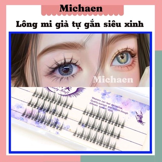 Lông mi giả tự nhiên Mi chữ A đuôi cá tự nối hot douyin