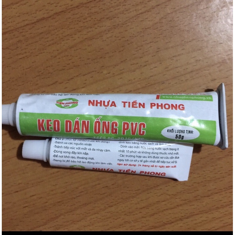 Keo gắn ống nhựa Tiền phong Pvc chính hãng mẫu mới