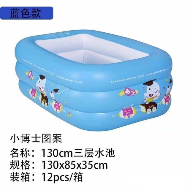 BỂ BƠI CHO BÉ, BỂ BƠI GIA ĐÌNH 2M1 3 TẦNG, 1M8 3 TẦNG, 1M5 3 TẦNG, KÈM MIẾNG VÁ