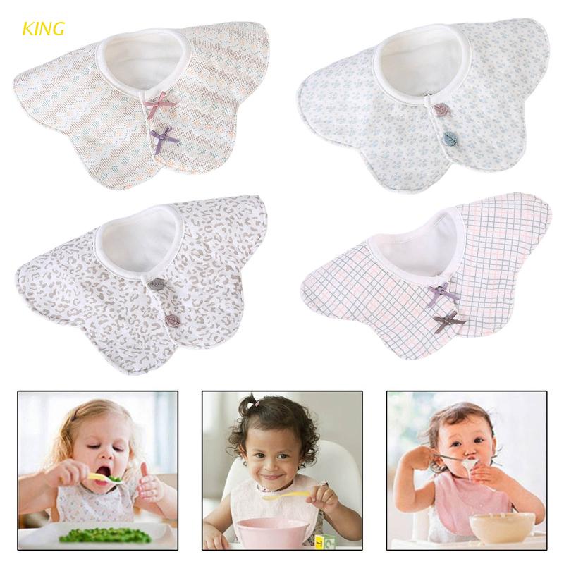 Yếm em bé bằng cotton mềm mại thoáng khí thấm hút xoay 360 độ
