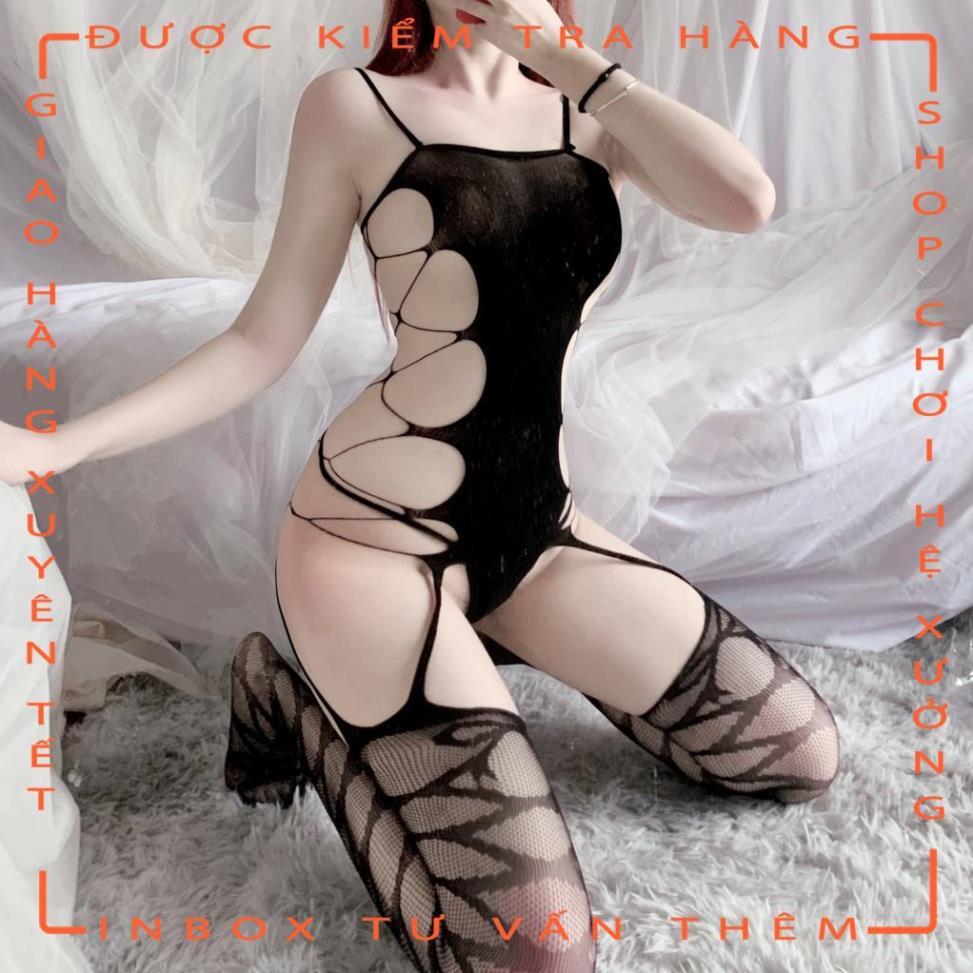 Đồ ngủ Sexy Cosplay bó sát thun co giãn hở eo dây đan  - hot tiktok | BigBuy360 - bigbuy360.vn